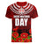 New Zealand ANZAC Waitangi Day Women V Neck T Shirt Hei Tiki and Soldier LT03 - Polynesian Pride