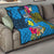 Palau Independence Day Quilt 1st October 30th Anniversary Polynesian Jungle Flower