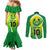 Custom Enga Mioks Rugby Couples Matching Mermaid Dress and Long Sleeve Button Shirts Papua New Guinea Polynesian Tattoo LT03 - Polynesian Pride
