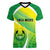 Custom Enga Mioks Rugby Women V Neck T Shirt Papua New Guinea Polynesian Tattoo LT03 Female Green - Polynesian Pride
