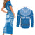 Gulf Isou Rugby Couples Matching Short Sleeve Bodycon Dress and Long Sleeve Button Shirts Papua New Guinea Polynesian Tattoo LT03 - Polynesian Pride