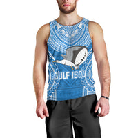 Custom Gulf Isou Rugby Men Tank Top Papua New Guinea Polynesian Tattoo LT03 - Polynesian Pride