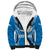 Custom Gulf Isou Rugby Sherpa Hoodie Papua New Guinea Polynesian Tattoo LT03 Unisex Blue - Polynesian Pride