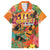 Hawaiian Honolulu Festival Hawaiian Shirt Hawaiian Identity - Hula Dancer and Ukulele Tropical Plants Style