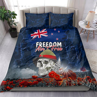 New Zealand ANZAC Day Bedding Set Freedom Ain't Free