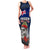 New Zealand ANZAC Day Family Matching Tank Maxi Dress and Hawaiian Shirt Freedom Ain't Free LT05 Mom's Dress Blue - Polynesian Pride
