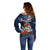 New Zealand ANZAC Day Off Shoulder Sweater Freedom Ain't Free LT05 - Polynesian Pride