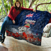 New Zealand ANZAC Day Quilt Freedom Ain't Free