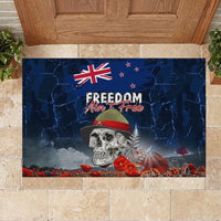 New Zealand ANZAC Day Rubber Doormat Freedom Ain't Free
