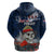 New Zealand ANZAC Day Zip Hoodie Freedom Ain't Free LT05 - Polynesian Pride