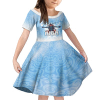 New Zealand Sky Diving Family Matching Tank Maxi Dress and Hawaiian Shirt Lets Get High