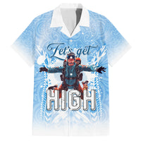New Zealand Sky Diving Family Matching Tank Maxi Dress and Hawaiian Shirt Lets Get High