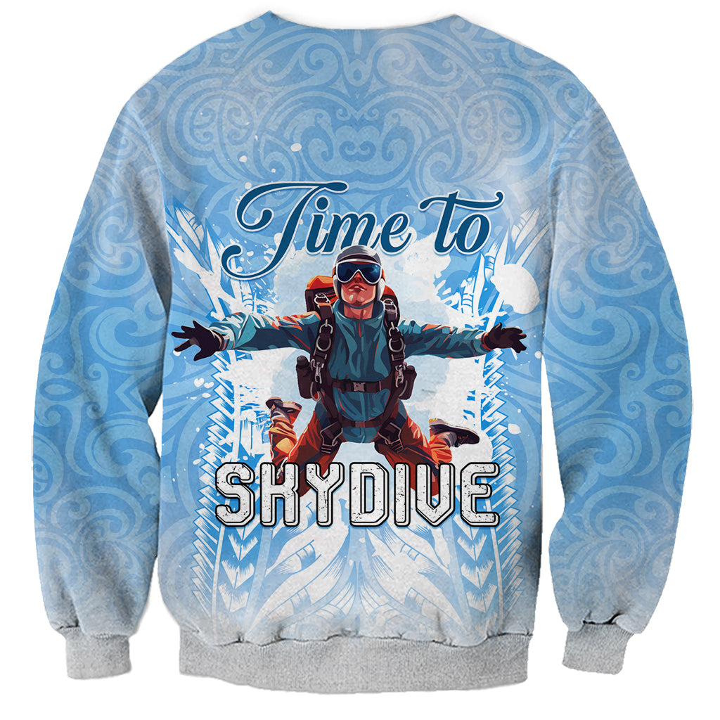 New Zealand Sky Diving Sweatshirt Lets Get High
