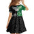 New Zealand And Ireland Rugby Custom Family Matching Mermaid Dress and Hawaiian Shirt Maori Tiki With Shamrock