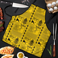 Papua New Guinea Heritage Motif Apron Yellow Version