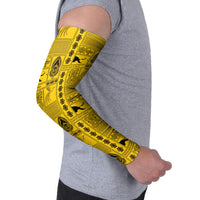 Papua New Guinea Heritage Motif Arm Sleeves Yellow Version