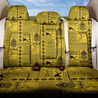 Papua New Guinea Heritage Motif Back Car Seat Cover Yellow Version