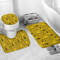 Papua New Guinea Heritage Motif Bathroom Set Yellow Version