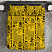 Papua New Guinea Heritage Motif Bedding Set Yellow Version