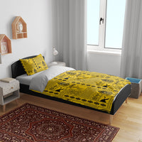 Papua New Guinea Heritage Motif Bedding Set Yellow Version