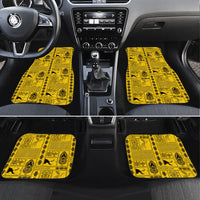 Papua New Guinea Heritage Motif Car Mats Yellow Version