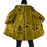 Papua New Guinea Heritage Motif Cloak Yellow Version
