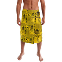 Papua New Guinea Heritage Motif Lavalava Yellow Version