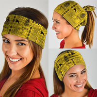 Papua New Guinea Heritage Motif Neck Gaiter Yellow Version