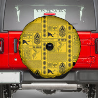 Papua New Guinea Heritage Motif Spare Tire Cover Yellow Version
