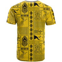 Papua New Guinea Heritage Motif T Shirt Yellow Version