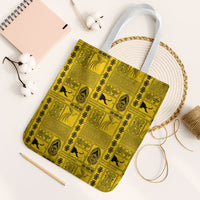 Papua New Guinea Heritage Motif Tote Bag Yellow Version