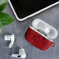 Papua New Guinea Heritage Motif AirPods Case Red Version