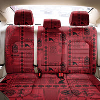 Papua New Guinea Heritage Motif Back Car Seat Cover Red Version