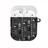 Papua New Guinea Heritage Motif AirPods Case Black Version