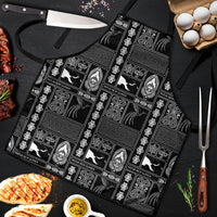 Papua New Guinea Heritage Motif Apron Black Version