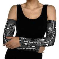 Papua New Guinea Heritage Motif Arm Sleeves Black Version