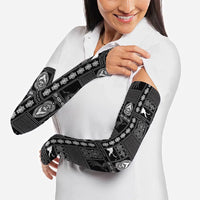 Papua New Guinea Heritage Motif Arm Sleeves Black Version