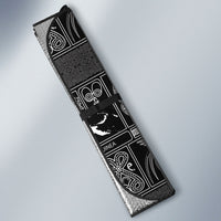 Papua New Guinea Heritage Motif Auto Sun Shade Black Version