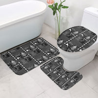 Papua New Guinea Heritage Motif Bathroom Set Black Version