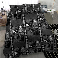 Papua New Guinea Heritage Motif Bedding Set Black Version