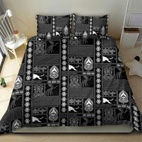 Papua New Guinea Heritage Motif Bedding Set Black Version