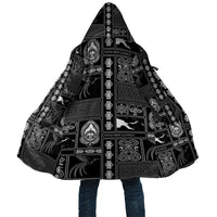 Papua New Guinea Heritage Motif Cloak Black Version