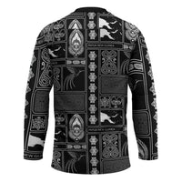 Papua New Guinea Heritage Motif Hockey Jersey Black Version