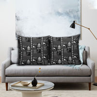 Papua New Guinea Heritage Motif Pillow Cover Black Version