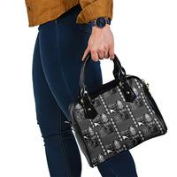 Papua New Guinea Heritage Motif Shoulder Handbag Black Version