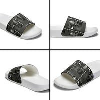 Papua New Guinea Heritage Motif Slide Sandals Black Version