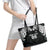 Custom New Zealand Fern Women Rugby Leather Tote Bag Maori Pattern