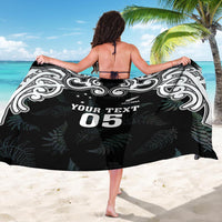 Custom New Zealand Fern Women Rugby Sarong Maori Pattern