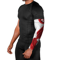 Samoa Teuila Arm Sleeves Samoan Siapo Pattern Red Version LT05 - Polynesian Pride