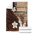 Samoa Teuila 2024 Blanket Samoan Siapo Pattern Brown Version